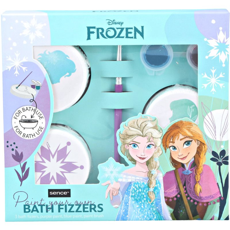 Disney Frozen 2 Paint Your Owen šumivé koule do koupele pro děti