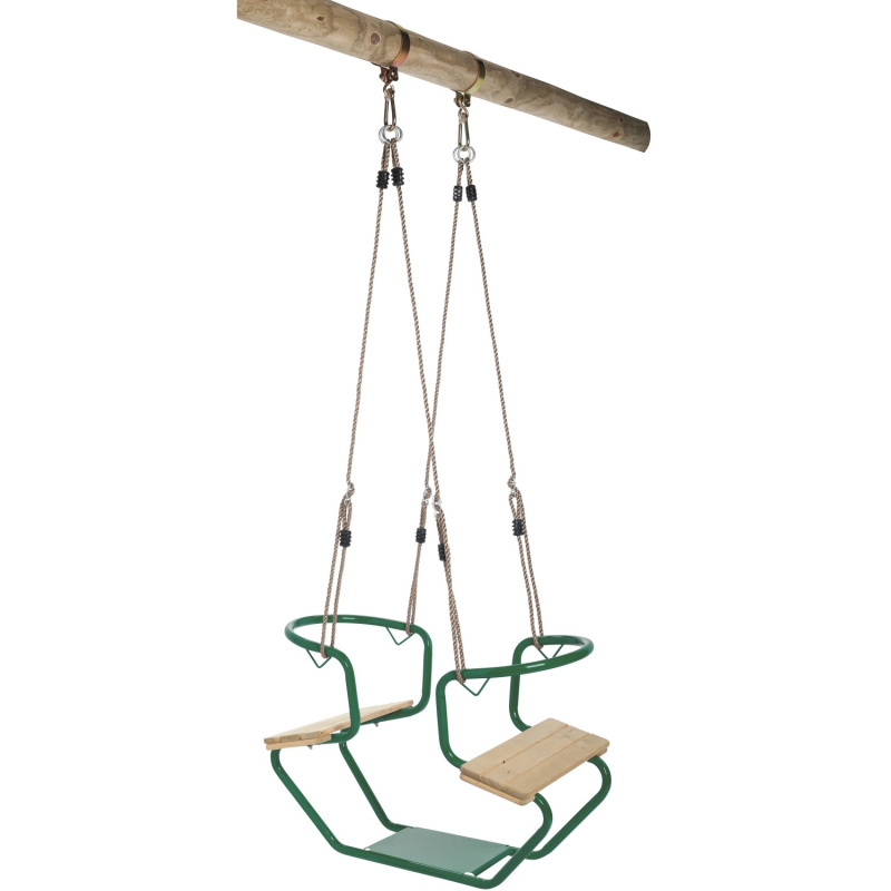 SwingKing Dvoumístná houpačka gondola, zelená