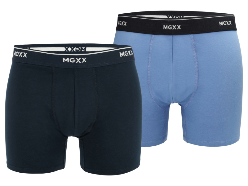 Mexx Pánské boxerky, 2 kusy (navy modrá / modrá, XL)