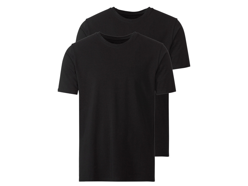 Mexx Pánské spodní triko, 2 kusy (černá/kulatý výstřih, XL)