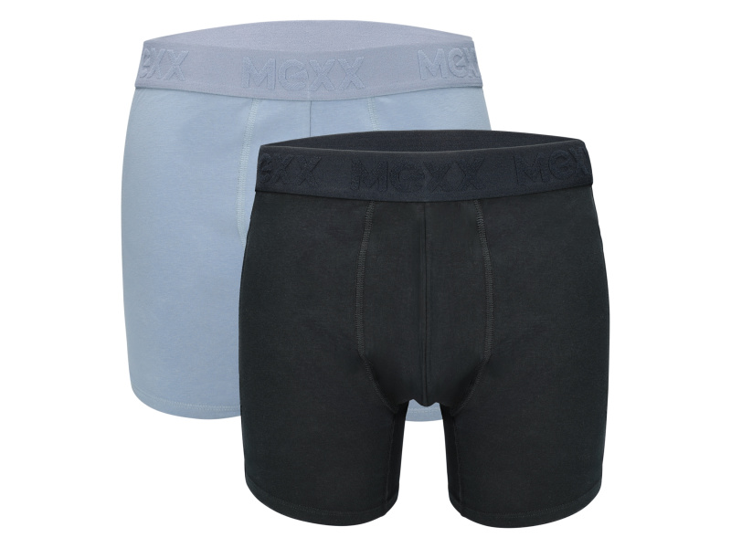 Mexx Pánské boxerky, 2 kusy (navy modrá / modrá, L)