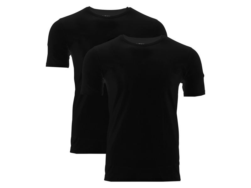 Mexx Pánské spodní triko, 2 kusy (kulatý výstřih, černá, XL)