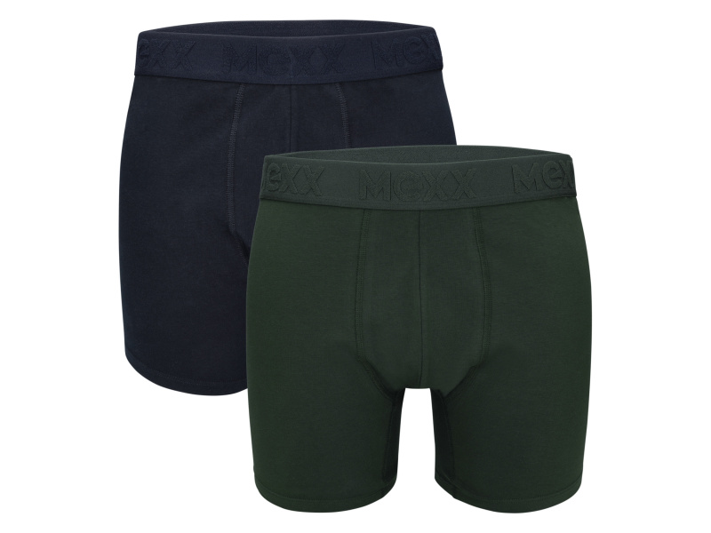 Mexx Pánské boxerky, 2 kusy (navy modrá / zelená, 8/Xxl)