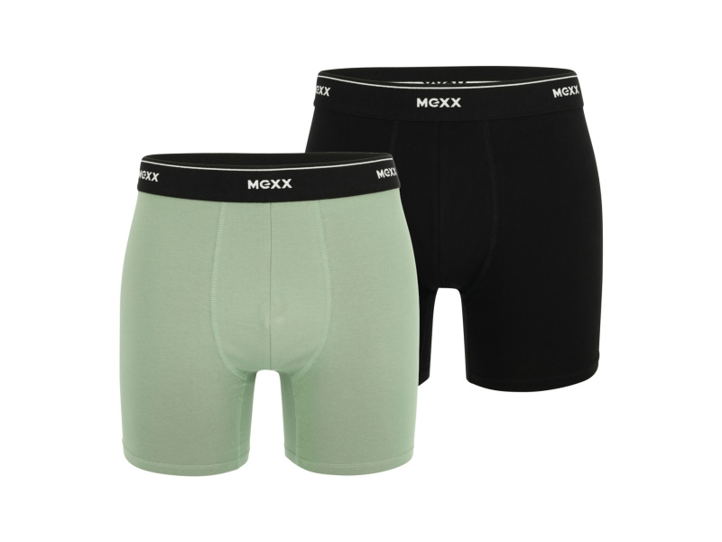 Mexx Pánské boxerky, 2 kusy (černá/zelená, XXl)
