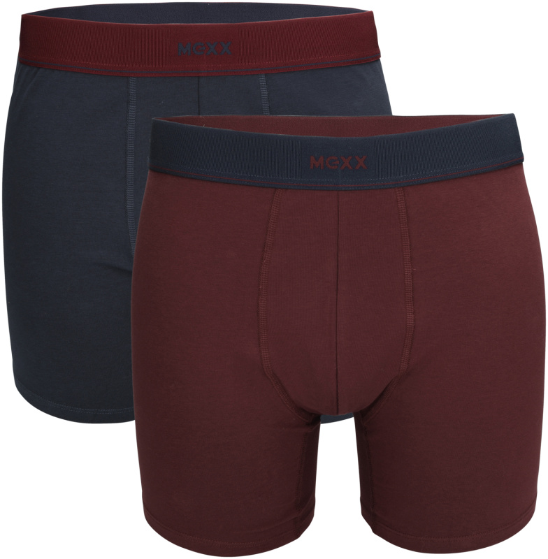 Mexx Pánské boxerky, 2 kusy (navy modrá / červená, M)