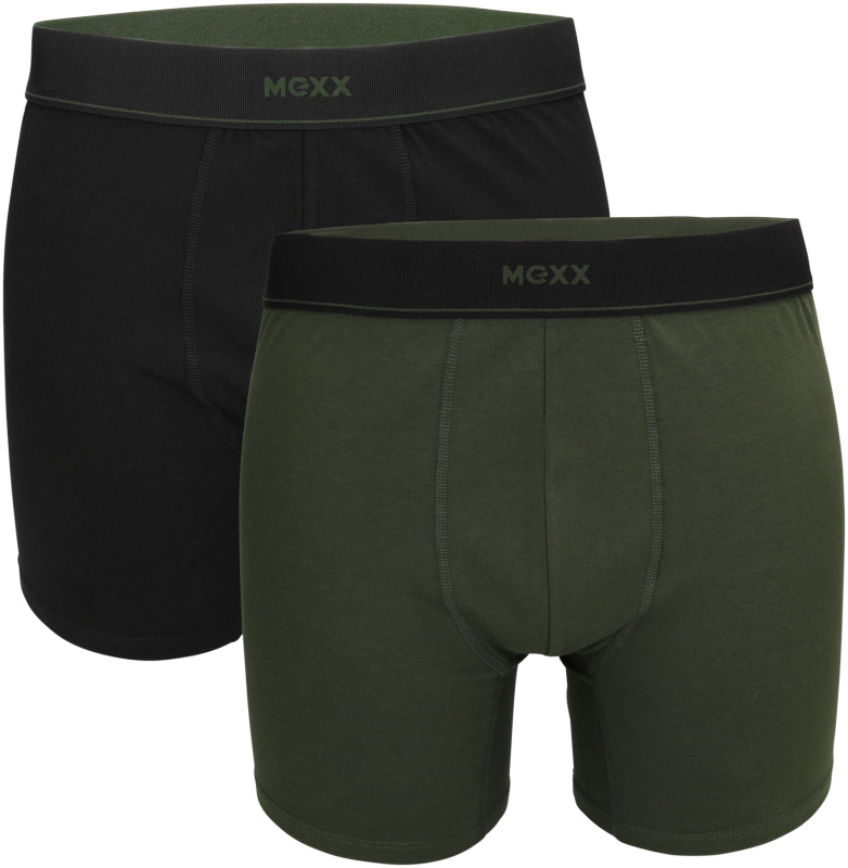 Mexx Pánské boxerky, 2 kusy (černá/zelená, XXl)