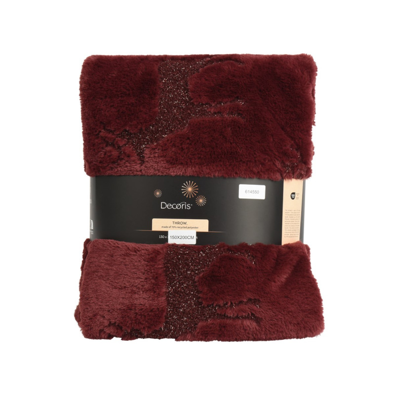 Decoris Deka Burgundy 150 x 200 cm 1 ks