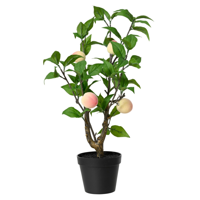 Umělá květina broskvoň v květináči, pr. 36 x 48 cm