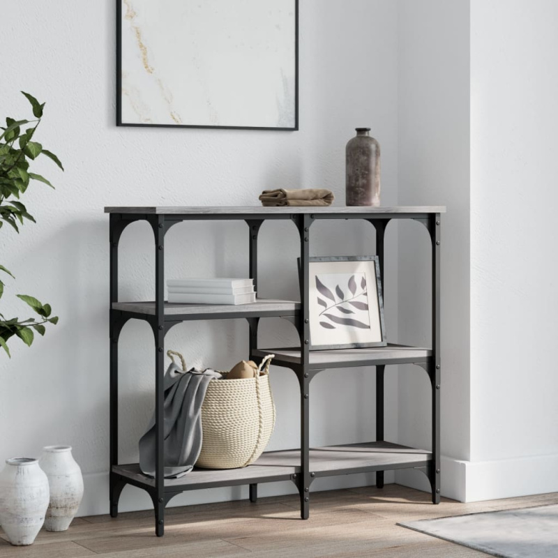 Konzolový stolek dub sonoma 80 x 29 x 75 cm kompozitní dřevo
