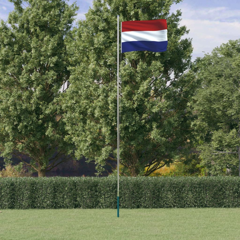 Vlajka Nizozemska A Stožár 6,23 M Hliník - 6.23 m / Pouze vlajkový stožár