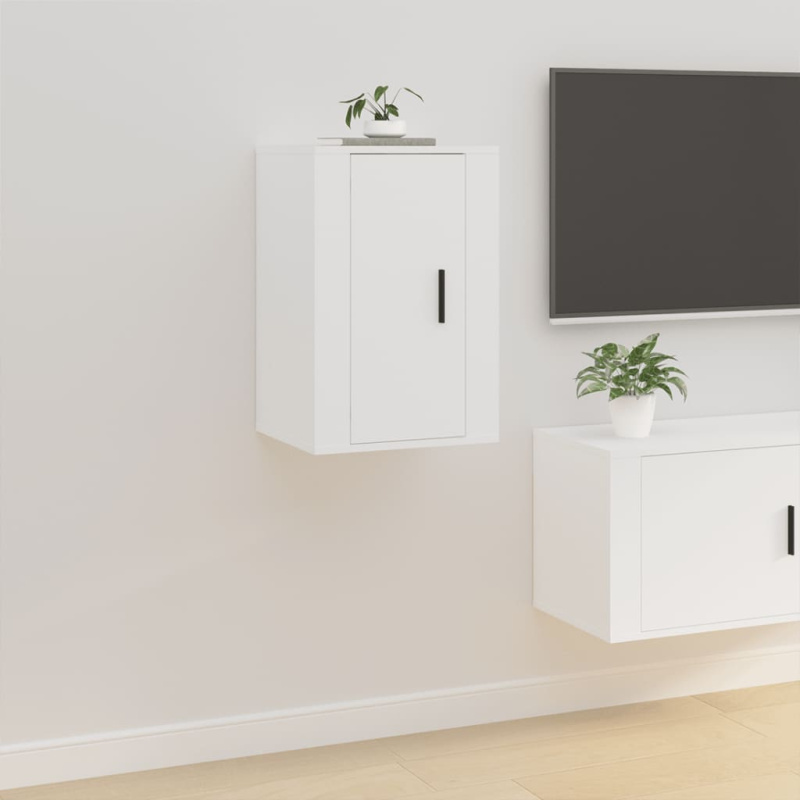 Nástěnná TV skříňka bílá 100x34,5x40 cm