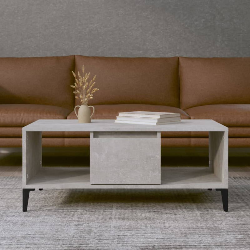 Konferenční Stolek Betonově Šedý 90X50X36,5 Cm Kompozitní Dřevo - Šedá sonoma
