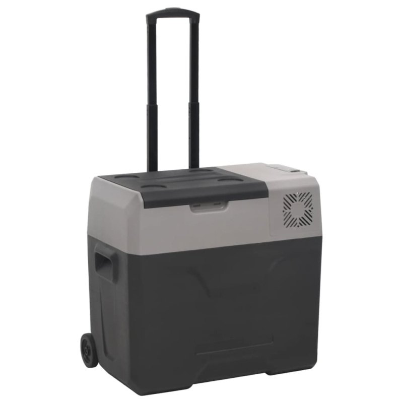 Chladicí Box S Kolečky A Rukojetí Černý A Šedý Pp - 40 l / s adaptérem