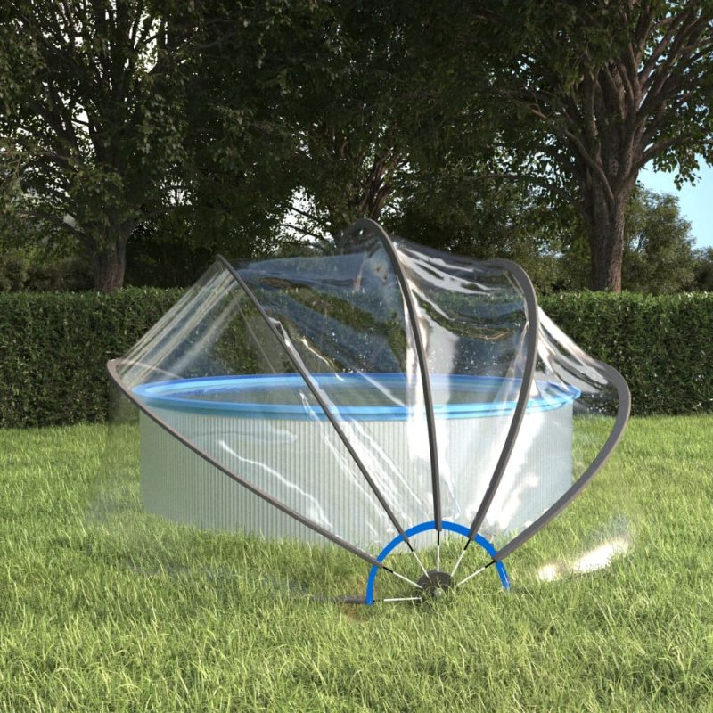 Kopule Na Bazén Kulatá Pvc - 467 x 234 cm