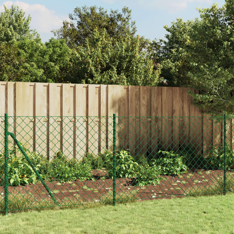 Drátěné Pletivo S Kotevními Hroty Zelené 1,1 X 25 M - Zelená / 1.4 x 10 m