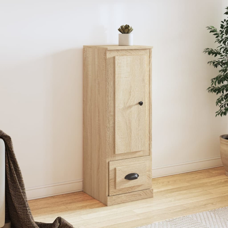 Skříň Highboard 36 X 35,5 X 103,5 Kompozitní Dřevo - dub sonoma