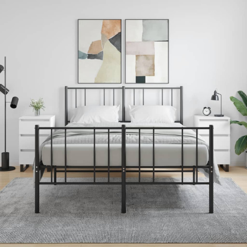 Noční Stolky 2 Ks Bílé 40 X 35 X 69 Cm Kompozitní Dřevo - Bílá