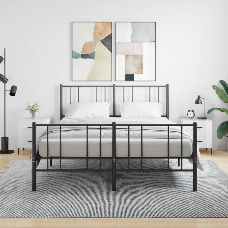 Noční Stolky 2 Ks Lesklé Bílé 40X35X47,5 Cm Kompozitní Dřevo - dub sonoma / 2