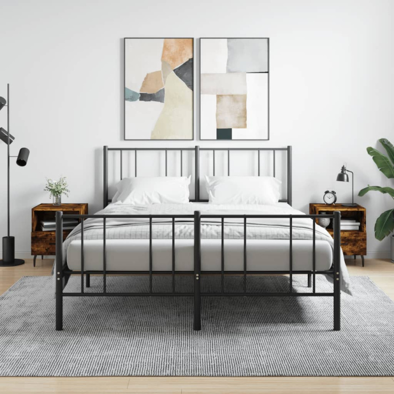 Noční Stolky 2 Ks 40X35X47,5 Cm Kompozitní Dřevo - Šedá sonoma / 2