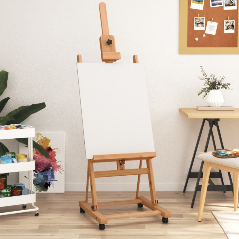 Malířský Stojan 55 X 53,5 X 178 Cm Masivní Bukové Dřevo