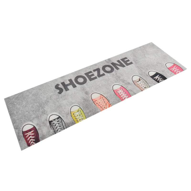Kuchyňský Koberec Omyvatelný Shoezone Samet Šedá - 60 x 180 cm
