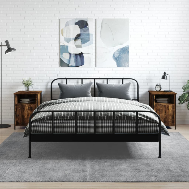 Noční stolky 2 ks dub sonoma 40 x 42 x 60 cm kompozitní dřevo