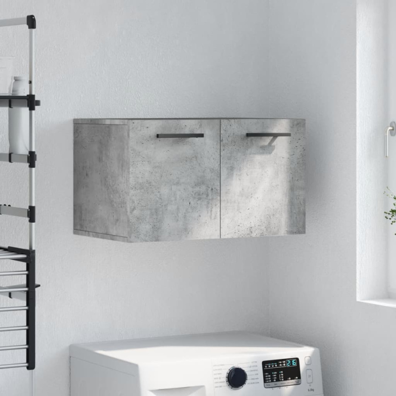 Nástěnná Skříňka Betonově Šedá 60X36,5X35 Cm Kompozitní Dřevo - Betonová šedá / 80 x 36.5 x 35 cm