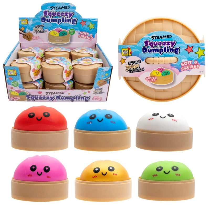 Mačkací třpytivé knedlíčky Bao 8,5 cm