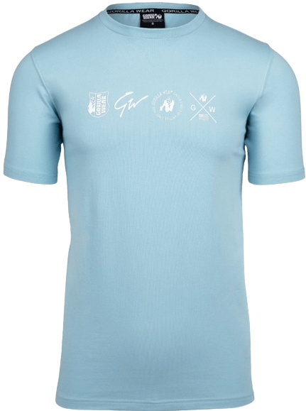 Gorilla Wear Pánske tričko Swanton Modré - M