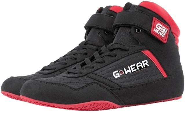 Gorilla Wear Sportovní tenisky CLASSIC High Tops Černá/Červená - 46