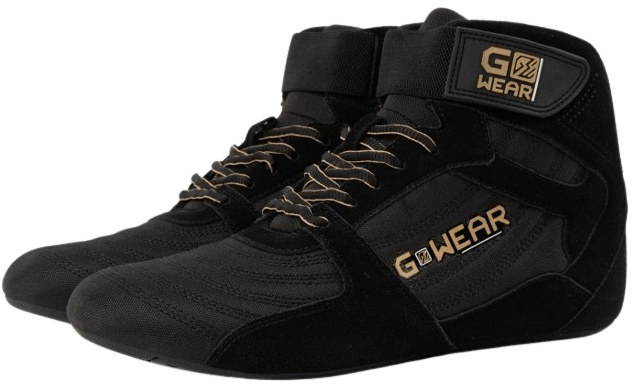 Gorilla Wear Sportovní tenisky PRO High Tops Černá/Zlatá - 45