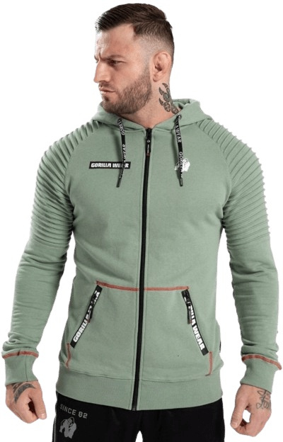 Gorilla Wear Pánská mikina Georgia zelená - XXL