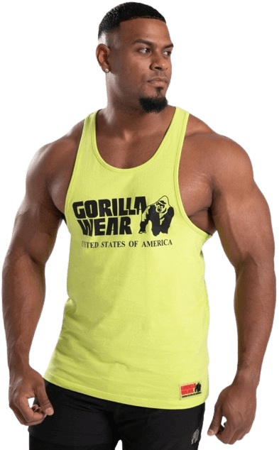 Gorilla Wear Pánské tílko Classic Wild lime - XXL