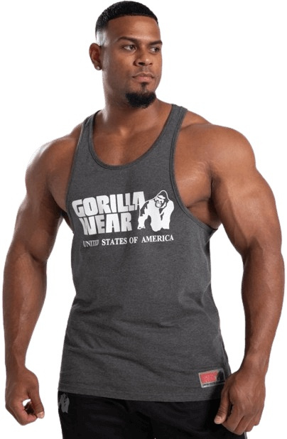 Gorilla Wear Pánské tílko Classic Dark gray - M