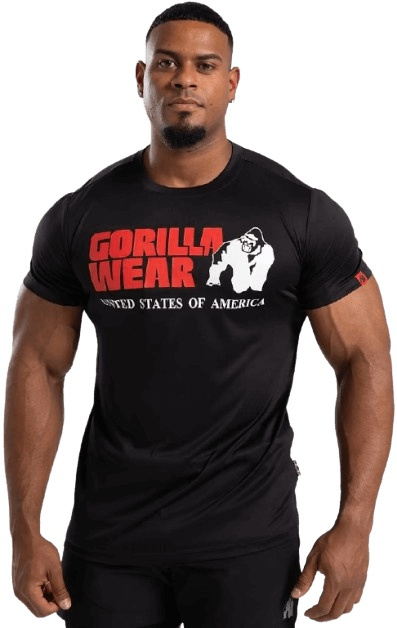 Gorilla Wear Pánské tričko Classic Training černá - L