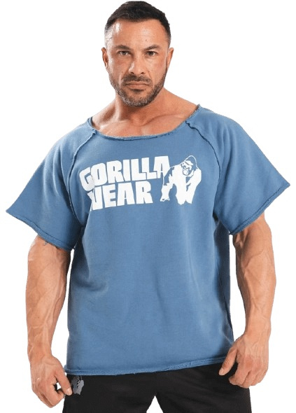 Gorilla Wear Classic Workout Top Coronet Blue - L/XL