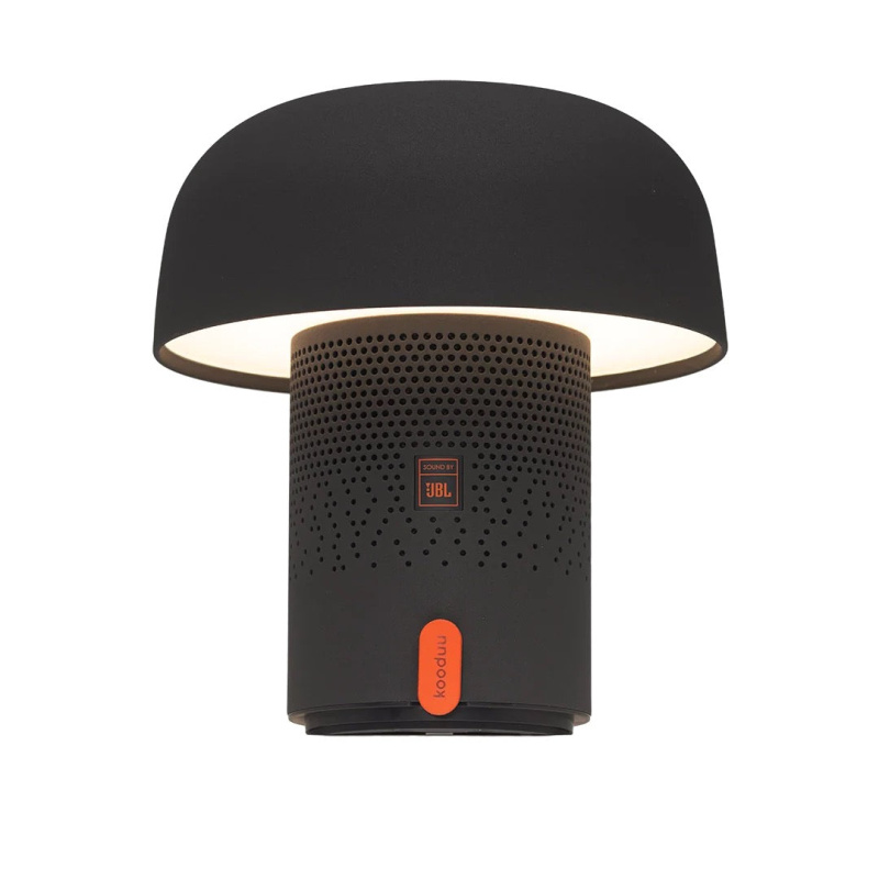 Designová lampa s reproduktorem Kooduu Sensa Play - černá