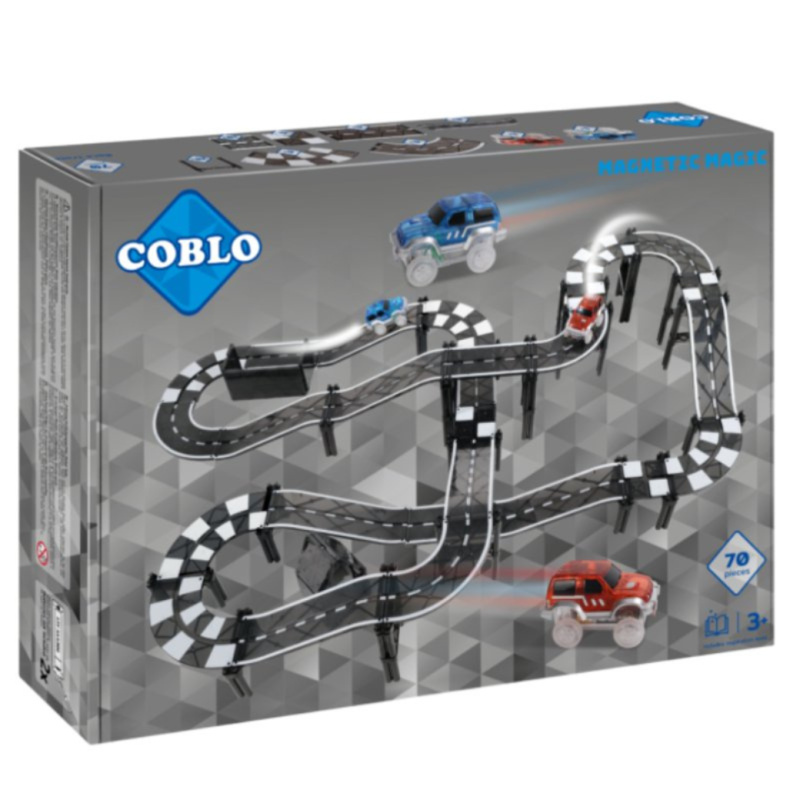 COBLO Černá závodní dráha - 70 pcs