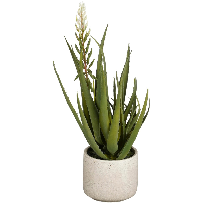 Mica Decorations Umělá rostlina aloe vera, výška cca 58 cm, pr. 38 cm