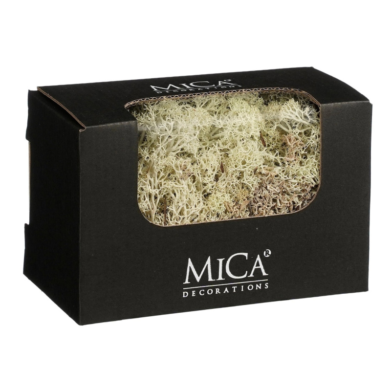 MICA Decorations Sobí mech krémový 50 g