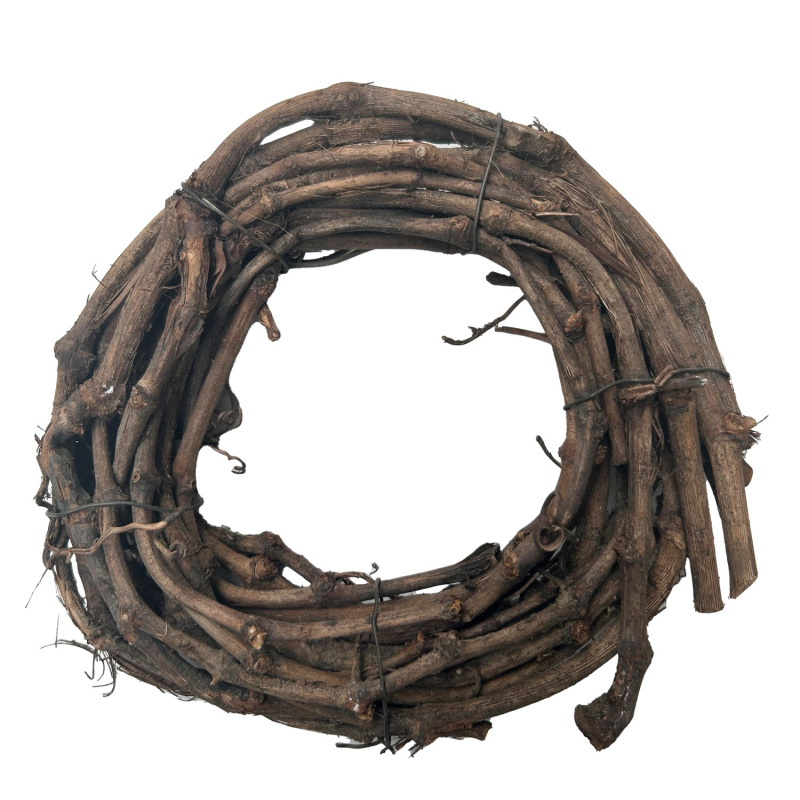 Mica Decorations Proutěný věnec hnědý pr. 20 x 5 cm