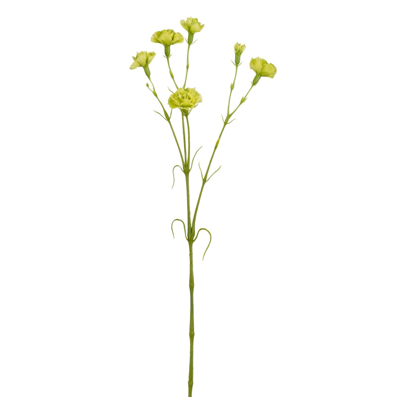 Mica Umělá květina hvozdík zelený 66 cm