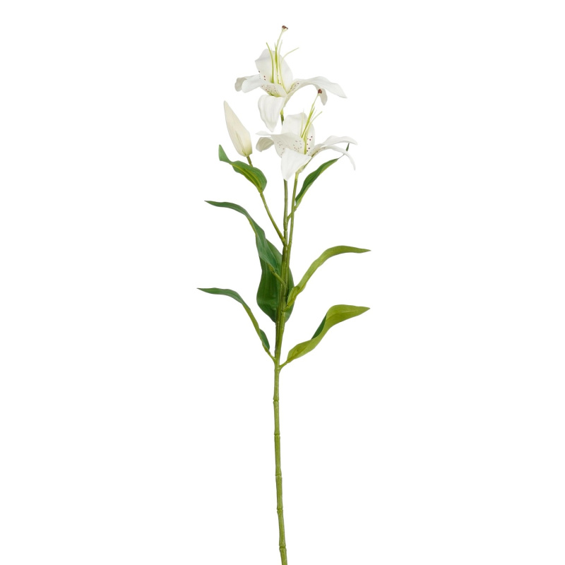 Mica Umělá květina lilie tygrovaná krémová 77 cm