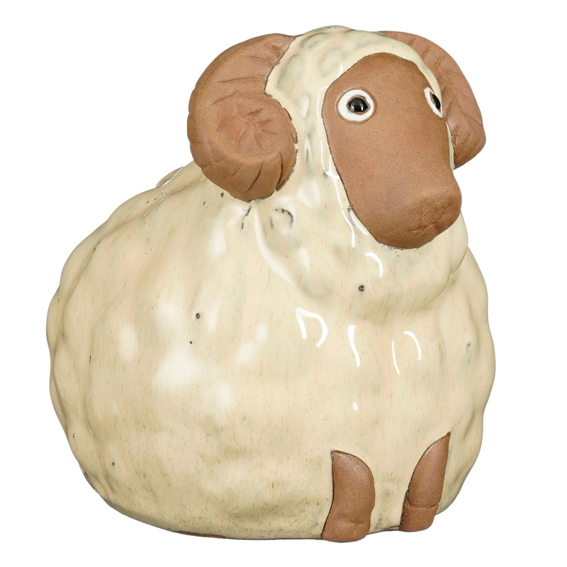 Mica Decorations Zahradní dekorace z keramiky ovce, 19,5 x 17 x 20,5 cm