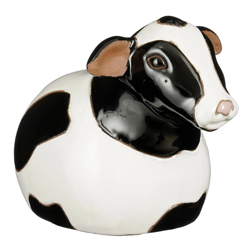 Mica Decorations Zahradní dekorace z keramiky kráva, 15 cm