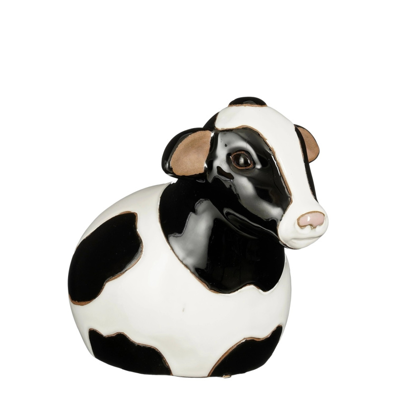 Mica Decorations Zahradní dekorace z keramiky kráva, 19 cm