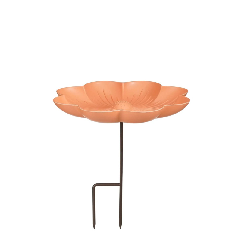 MICA Ptačí pítko květ oranžové pr. 39 x 5 cm