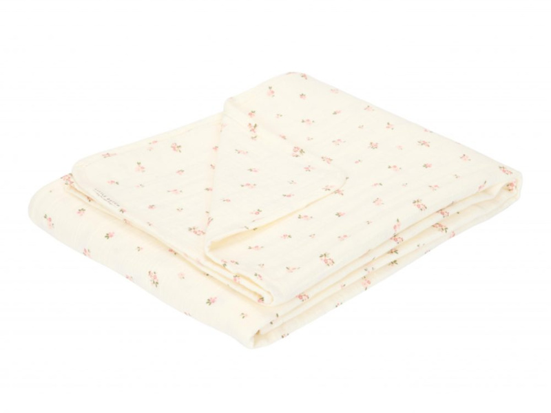 Little Dutch Přikrývka mušelínová 4-vrstvá 100x70 cm Fairy Blossom