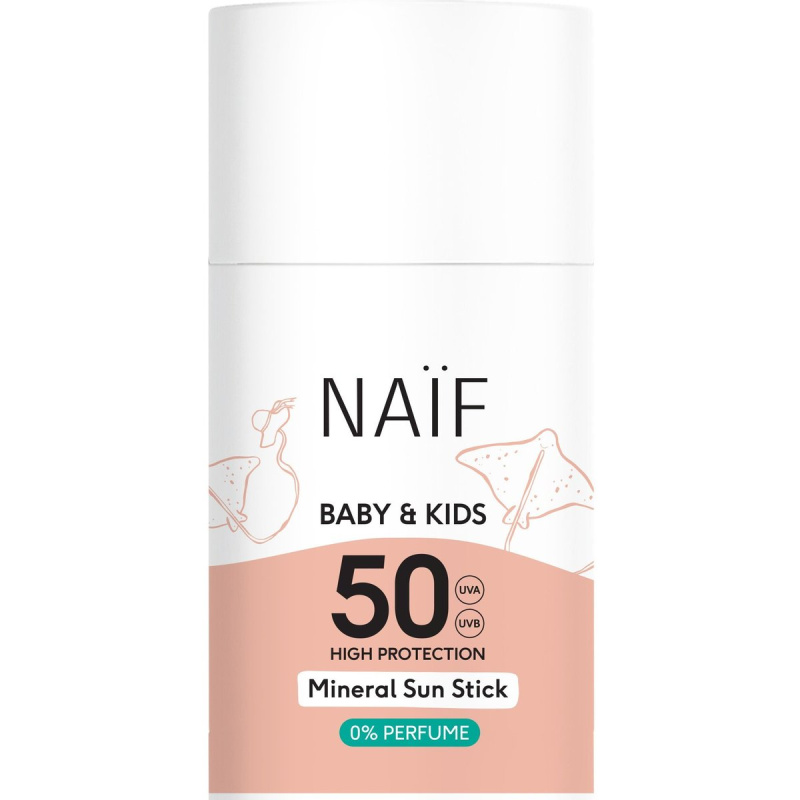 NAÏF Ochranná tyčinka na opalování SPF 50 pro děti a miminka