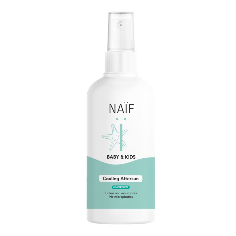 Naif Baby & Kids Cooling Aftersun sprej po opalování pro miminka a děti bez parfemace 175 ml